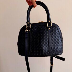Authentic Gucci Dome microGuccissima (midnight blue)